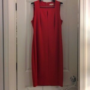 Calvin Klein red dress